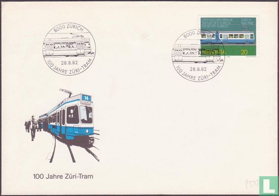 Tram Zurich 100 years 