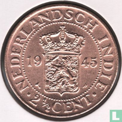 Indes néerlandaises 2½ cent 1945 - Image 1