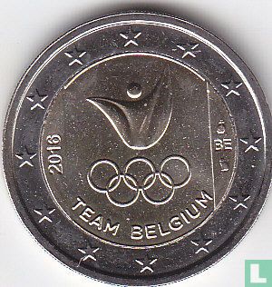 Belgique 2 euro 2016 "Rio 2016 Olympic Games - Team Belgium" - Image 1