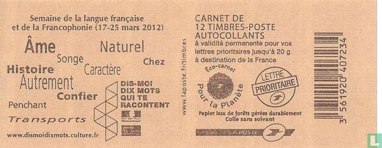 Carnet Marianne week Francophonie - Afbeelding 1