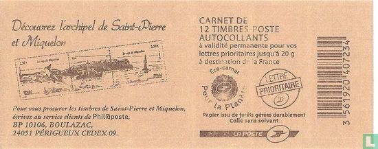 Carnet Marianne archipel van Saint-Pierre en Miquelon - Afbeelding 1