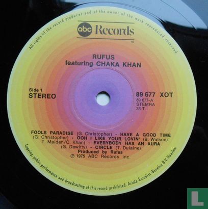 Rufus Featuring Chaka Khan - Image 3