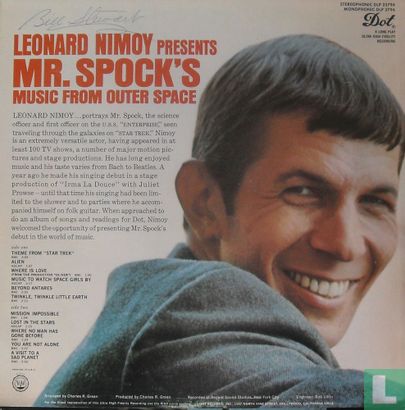 Leonard Nimoy presents Mr. Spock's Music from Outer Space - Afbeelding 2