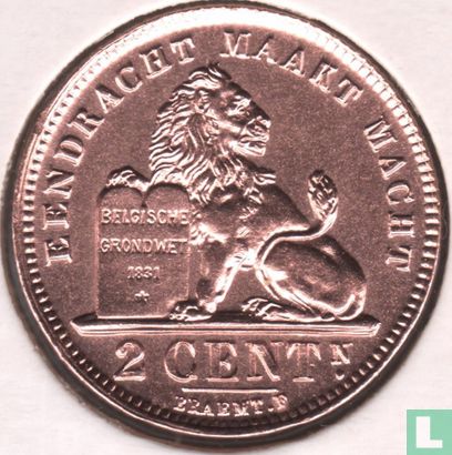 België 2 centimes 1919 (NLD) - Afbeelding 2