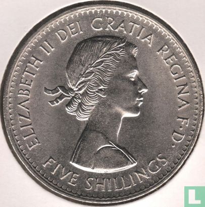 United Kingdom 5 shillings 1960 "British Exhibition in New York" - Image 2