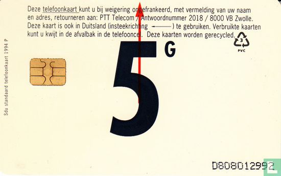 PTT Telecompas Terschelling Oerol 1996 - Afbeelding 2