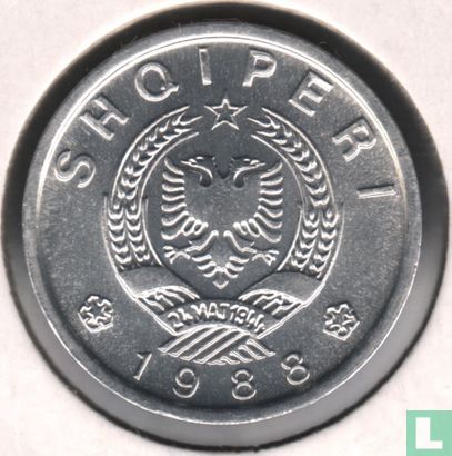 Albanië 10 qindarka 1988 - Afbeelding 1