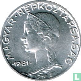 Hongarije 5 fillér 1981 - Afbeelding 1