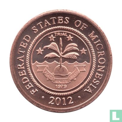 Micronesia 1 Cent 2012 (Copper Plated Brass) - Bild 2