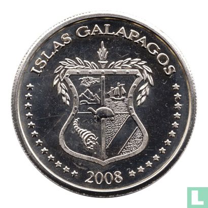 Galapagos Islands 25 Centavos 2008 (Copper-Nickel) - Image 2