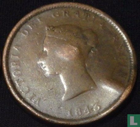 Nieuw-Brunswijk 1 penny 1843 - Afbeelding 1
