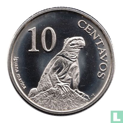 Galapagos Islands 10 Centavos 2008 (Copper-Nickel) - Image 1