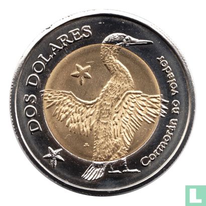 Galapagos Islands 2 Dolares 2008 (Bi-Metal) - Image 1