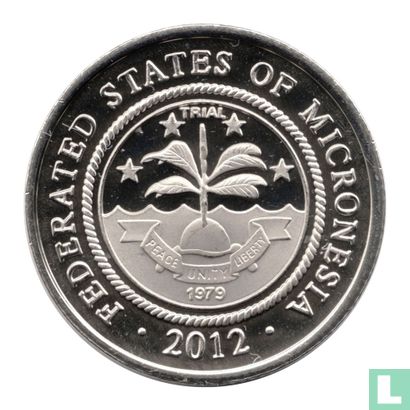 Micronesia 10 Cents 2012 (Copper-Nickel) - Bild 2