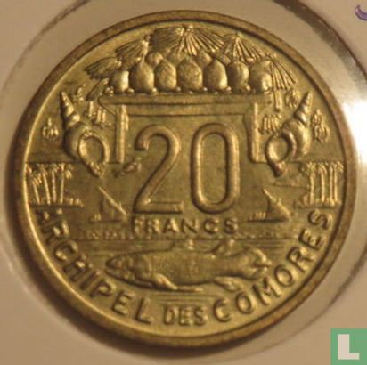 Comoren 20 francs 1964 - Afbeelding 2