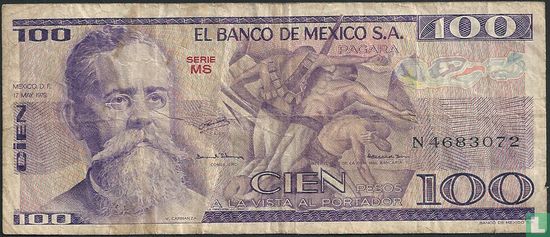 Mexico 100 Pesos 1979  - Afbeelding 1
