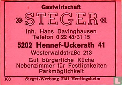 "Steger" - Hans Davinghausen