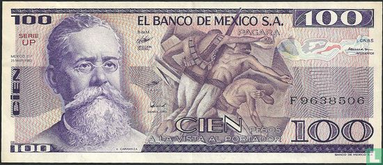 Mexico 100 Pesos 1982 (1) - Afbeelding 1