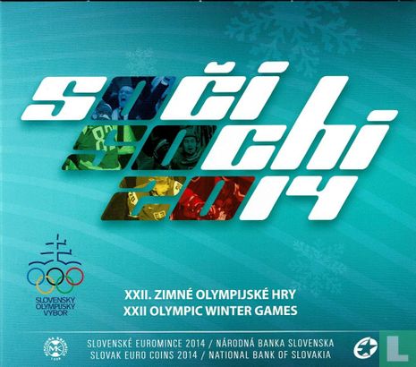 Slovakia mint set 2014 "XXII Olympic Winter Games Sochi - Ice hockey" - Image 1