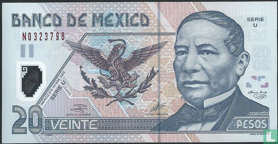 Mexiko 20 Pesos 2002 - Bild 1