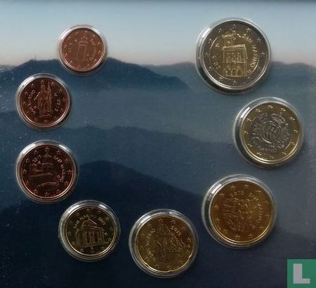 San Marino mint set 2015 - Image 2