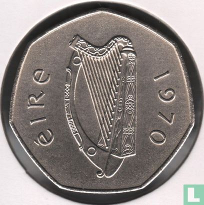 Irlande 50 pence 1970 - Image 1