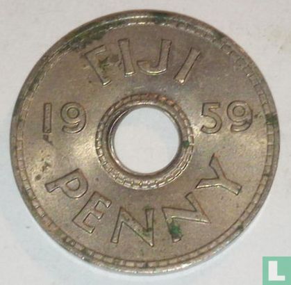 Fiji 1 penny 1959 - Afbeelding 1
