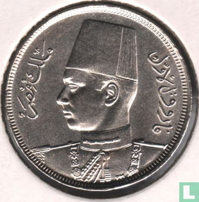 Ägypten 5 Millieme 1938 (AH1357 - Typ 2) - Bild 2