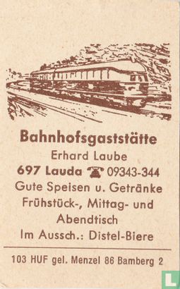 Bahnhofsgaststätte - Erhard Laube