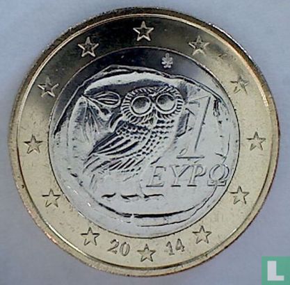 Grèce 1 euro 2014 - Image 1