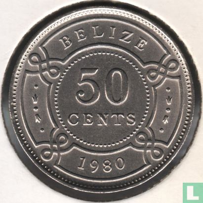 Belize 50 cents 1980 - Image 1