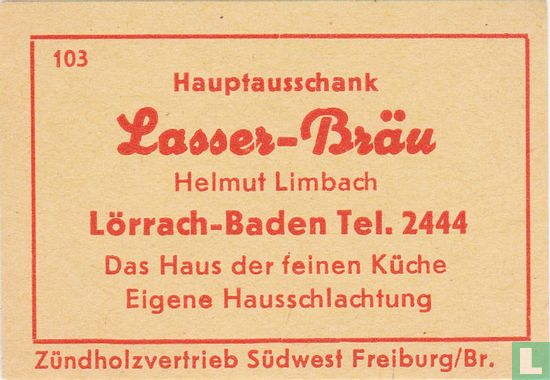 Lasser-Bräu - Helmut Limbach