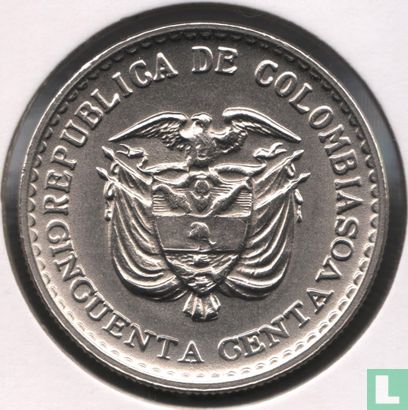 Colombia 50 centavos 1965 (type 2) - Image 2