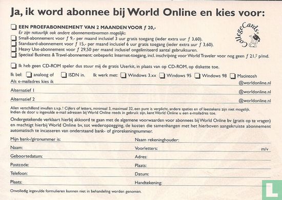 A000784 - World Online "We Move The World To You" - Afbeelding 2