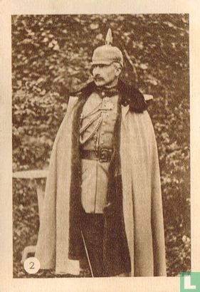 De gewezen keizer van Duitschland in oorlogstenue - Afbeelding 1