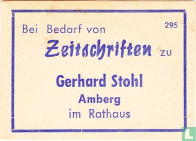 Zeitschriften Gerhard Stohl