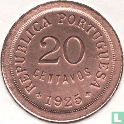 Portugal 20 centavos 1925 - Image 1