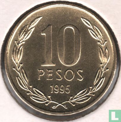 Chili 10 pesos 1995 - Image 1