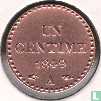 Frankrijk 1 centime 1849 - Afbeelding 1