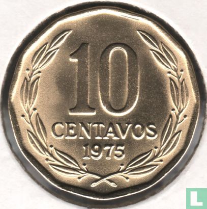 Chili 10 centavos 1975 - Image 1