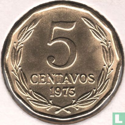 Chili 5 centavos 1975 - Image 1
