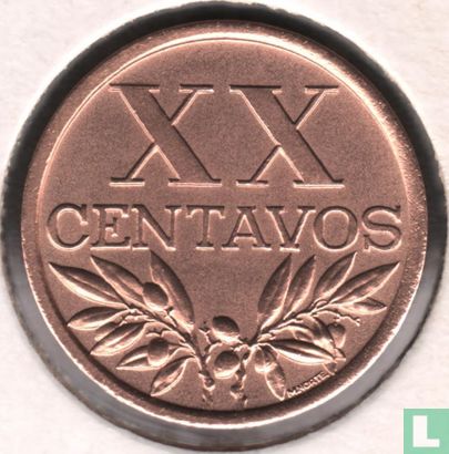 Portugal 20 centavos 1964 - Image 2