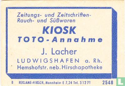 Kiosk - Toto - Annahme - J. Lacher