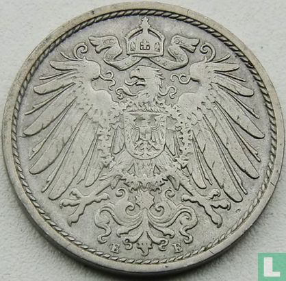 Empire allemand 10 pfennig 1908 (E) - Image 2