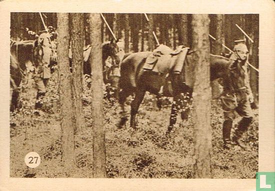 Duitsche cavalerie op verkenning - Afbeelding 1