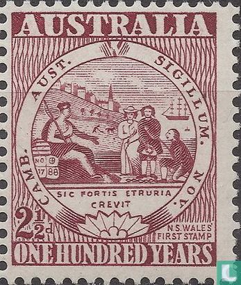 100 Jahre australische Briefmarken