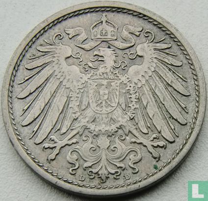 Duitse Rijk 10 pfennig 1908 (D) - Afbeelding 2