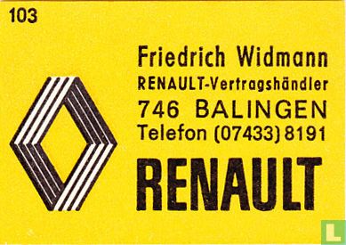 Renault - Friedrich Widmann