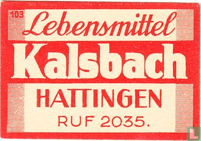 Lebensmittel Kalsbach