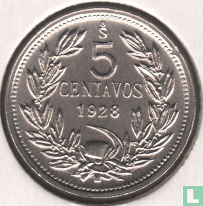 Chile 5 Centavo 1928 - Bild 1